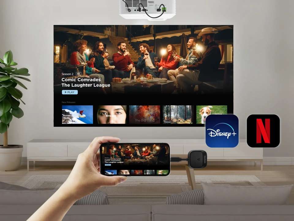 ViewSonic ViewShare WPD-900– Bộ truyền hình không dây nhỏ gọn, cắm là chạy, hỗ trợ DRM, USB-C